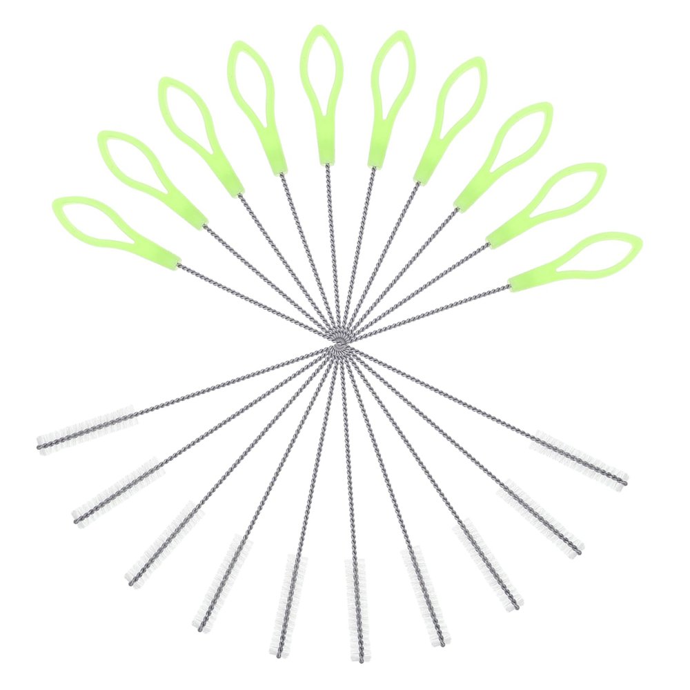 MOLUCKFU 20pcs Straw Cleaning Brush Tube Cleaners for Reusable Straws Effortless Handle Design for Cleaning Bottles and Cups