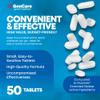 GenCare - Mucus Relief Guaifenesin Maximum Strength 1200mg (50 Tablets) Extended Release Expectorant for Chest Congestion & Cough - Thins Mucus for 12 Hours view 4