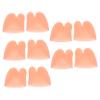 NOLITOY 5pairs Silicone Ballet Toe Pads Soft Forefoot Cushion Protectors for Pointe Shoes of Comfortable Gel Toe Protectors Skin for and Pressure Distribution view 1
