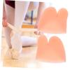 NOLITOY 5pairs Silicone Ballet Toe Pads Soft Forefoot Cushion Protectors for Pointe Shoes of Comfortable Gel Toe Protectors Skin for and Pressure Distribution view 4