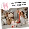 Abaodam Infant Brush and Comb Set 2-in-1 Massage Brush for Newborn Soft Gentle Comb Hair Care Accessories view 3