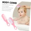 Abaodam Infant Brush and Comb Set 2-in-1 Massage Brush for Newborn Soft Gentle Comb Hair Care Accessories view 4