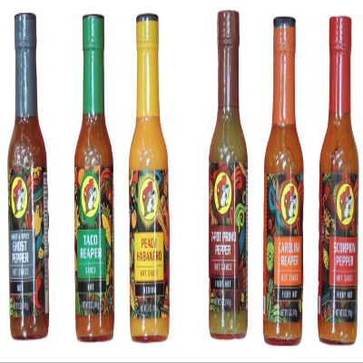 Buc-ee's Offical Beaver Hot Sauce Collection 6 Pack