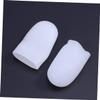 2 Pack Silicone Finger Protector Sleeves for Working Outing White view 2
