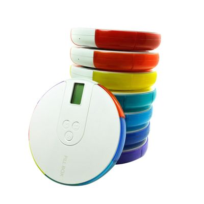 minkissy Electronic Medicine Box 7 Day Organizer Pill Organizers Timer Weekly Pill Box for Morning Lunch Dinner Bedtime