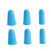 NOLITOY 12pcs Silicone Finger Cots for Protection Flexible Fingertip Gloves Blue for Nail Art Electronic Repair and Gardening Use view 1