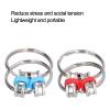 ariarly Adult Stainless Steel Anxiety Relief Chain - Fidget Decompression Toy & Stress Reliever Keychain view 3