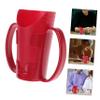 KOMBIUDA 5pcs Unbreakable Drinking Cup for Disabled Patients Ergonomic Care Mug Inclined Design for Elderly for Water Soup and Oatmeal Spill Comfortable to Hold view 4