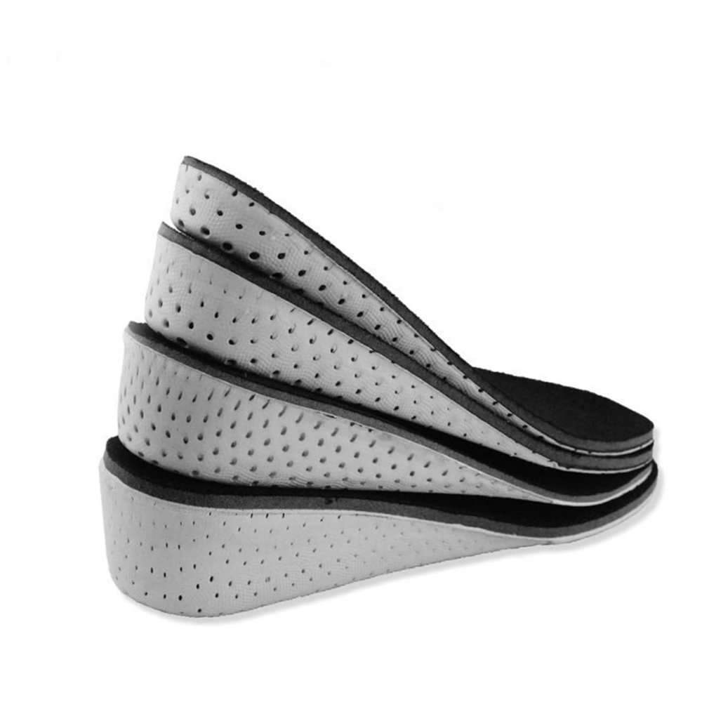 minkissy Breathable Invisible Shoe Insole Cuttable Eva Height Increase Pads for Men Women Comfortable Lift Inserts for Everyday Use