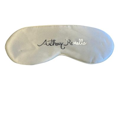100% Mulberry Silk Eye Mask (White)
