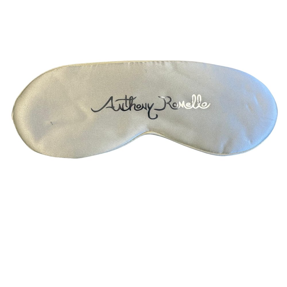 100% Mulberry Silk Eye Mask (White)