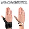 ORTONYX Thumb Immobilizer Brace Thumb Spica Support Splint- Arthritis, Pain, Sprains, Strains, Carpal Tunnel - Wrist Strap - Left or Right Hand / ACKB433 view 2
