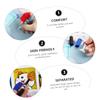 KOMBIUDA 30pcs Picture Finger Sleeves for Elastic Joint Covers Skin-Friendly and Comfortable for Crafting and Projects Colors Each view 2