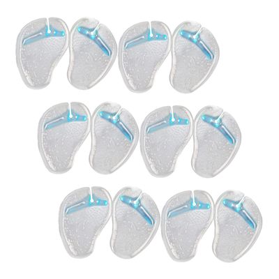 Ipetboom 6pairs -Flops Gel Cushions Pads for Toe Non- Shoes Grip Pads Forefoot Cushions for Comfort and Shock Absorption for Wear Sandals and Footwear