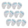 Ipetboom 6pairs -Flops Gel Cushions Pads for Toe Non- Shoes Grip Pads Forefoot Cushions for Comfort and Shock Absorption for Wear Sandals and Footwear view 1