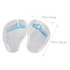 Ipetboom 6pairs -Flops Gel Cushions Pads for Toe Non- Shoes Grip Pads Forefoot Cushions for Comfort and Shock Absorption for Wear Sandals and Footwear view 3