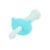 Didiseaon Silicone Toothbrush for Boy Girl Safe Soft Bristles Comfortable to Hold Design for Teething Relief and Gentle Cleaning Green view 1