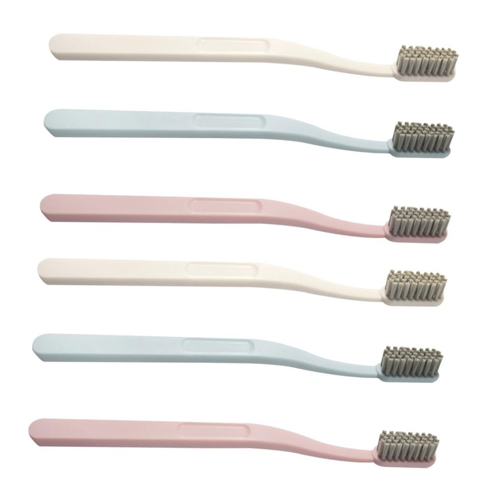 Didiseaon 6pcs Soft Bristle Toothbrush for Adults Ergonomic Design Deep Cleaning Random Colors Portable Household Daily Necessity