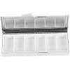 TOBBOMEY Stainless Steel Pill Box Keychain Portable Medicine Candy Storage Case 6 Compartments for Purse view 1