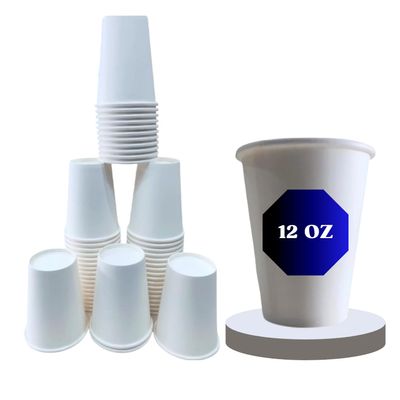 100 Count 12 oz Coffee Paper Cups