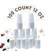 100 Count 12 oz Coffee Paper Cups view 2