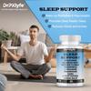 DrPKLyfe Sleep Aid: Melatonin Valerian Root Passion Flower Chamomile L-Theanine Magnesium GABA Capsules: 630mg, 60 Days Supply for Men & Women|Natural Sleep Aid Solution view 2
