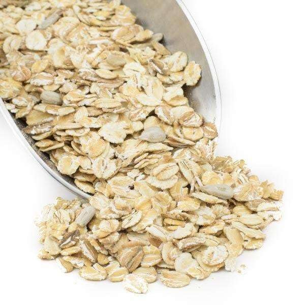 4-Grain Cereal Flakes, Non-GMO, Blend of Rye, Barley, Oats, Wheat, and Sunflower Seeds, High in Protein and Fiber, 25 lb Box