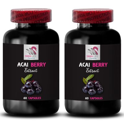 Acai Superfruit - ACAI Berry Extract - Hydration Support, Fruit-Powered Hydration, Daily Wellness Support, Acai Berry for Hydration, Antioxidant Wellness Blend, Natural 2 Bottles 120 Capsules