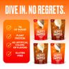 SkinnyDipped Maple Kiss and Pumpkin Spice Almonds Variety Pack Bundle, Healthy Snack, Plant Protein, Gluten Free, 3.5 oz Resealable Bags, Pack of 5, Limited Edition view 3