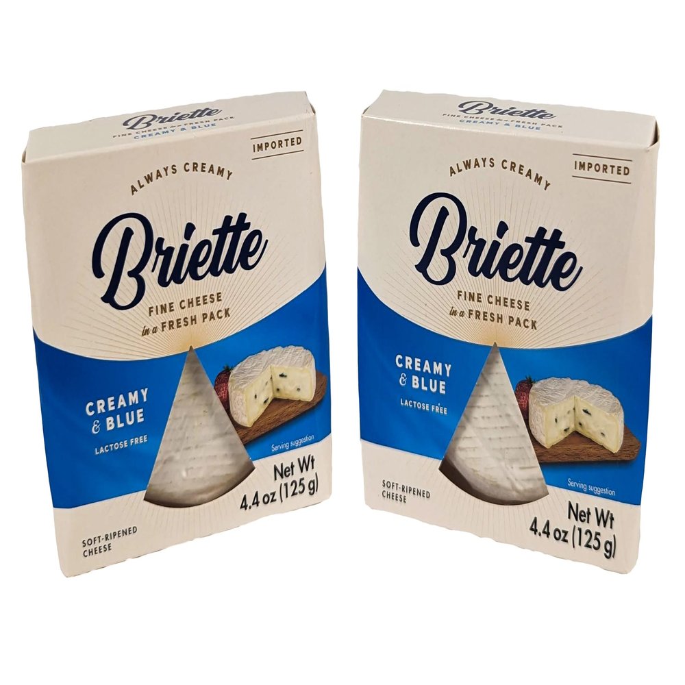 Briette Creamy and Blue 4.4 oz (Pack of 2)