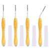 AmeriCan Goods 4/Pk Interdental Brushes Super Tight, 0.22m Soft Cleaners Between Teeth Orthodontic Braces Cleanser, Orange with Silicone Handle view 1
