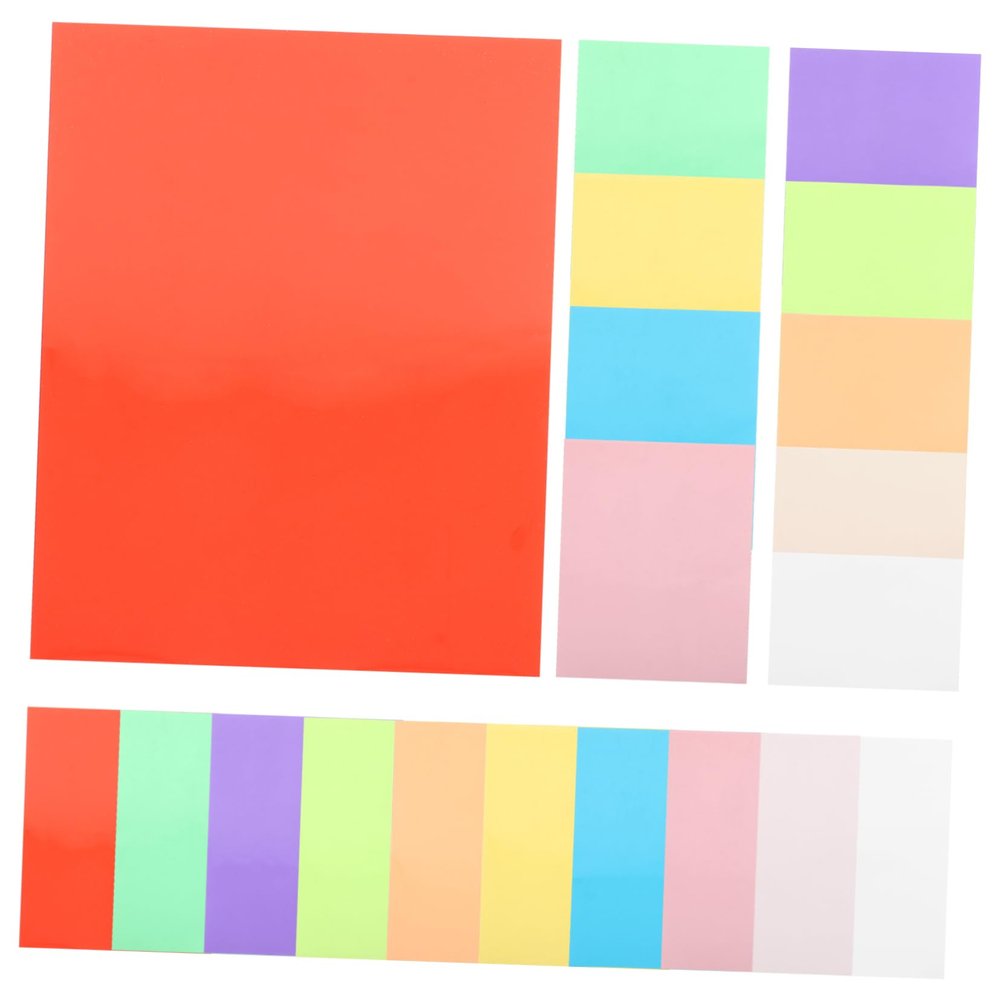 CORHAD 18sheets Diy Iridescent Cellophane Craft Sheets for Crafts Supply Sheets