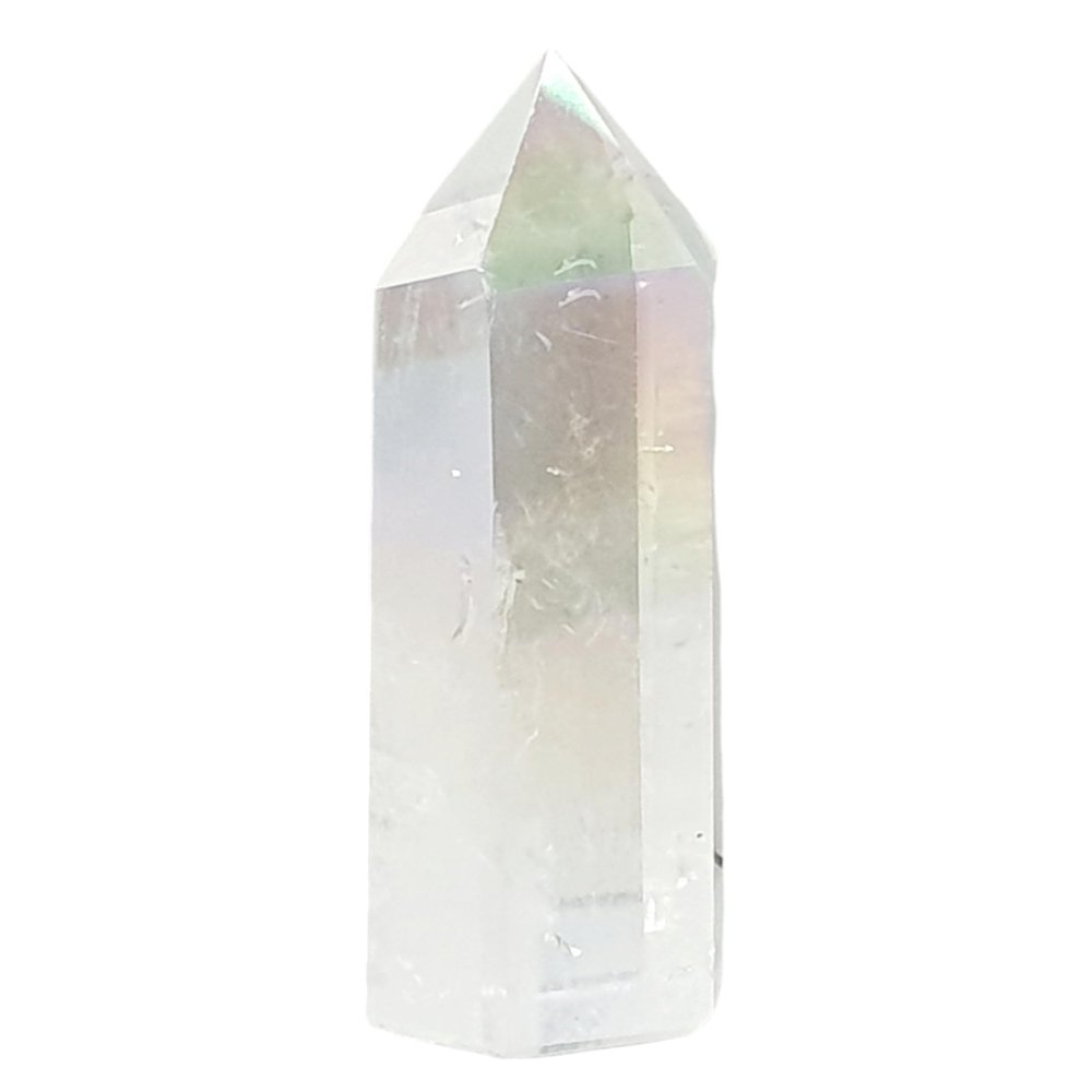 Obelisk Aqua-Aura Stone Shape Mineral Fossils Stone Healing Crystals OBAQ8 Geofossiles