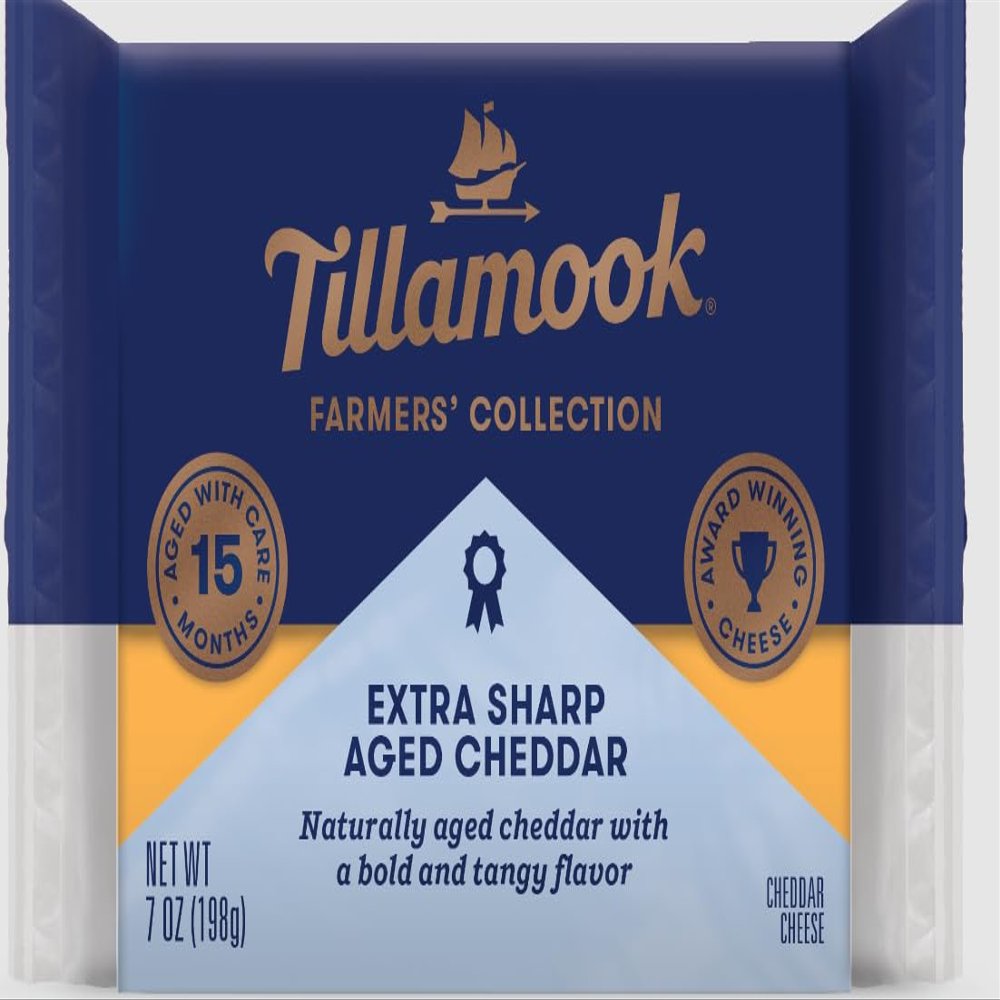 Tillamook Extra Sharp Aged Cheddar 7 oz (Pack of 12)