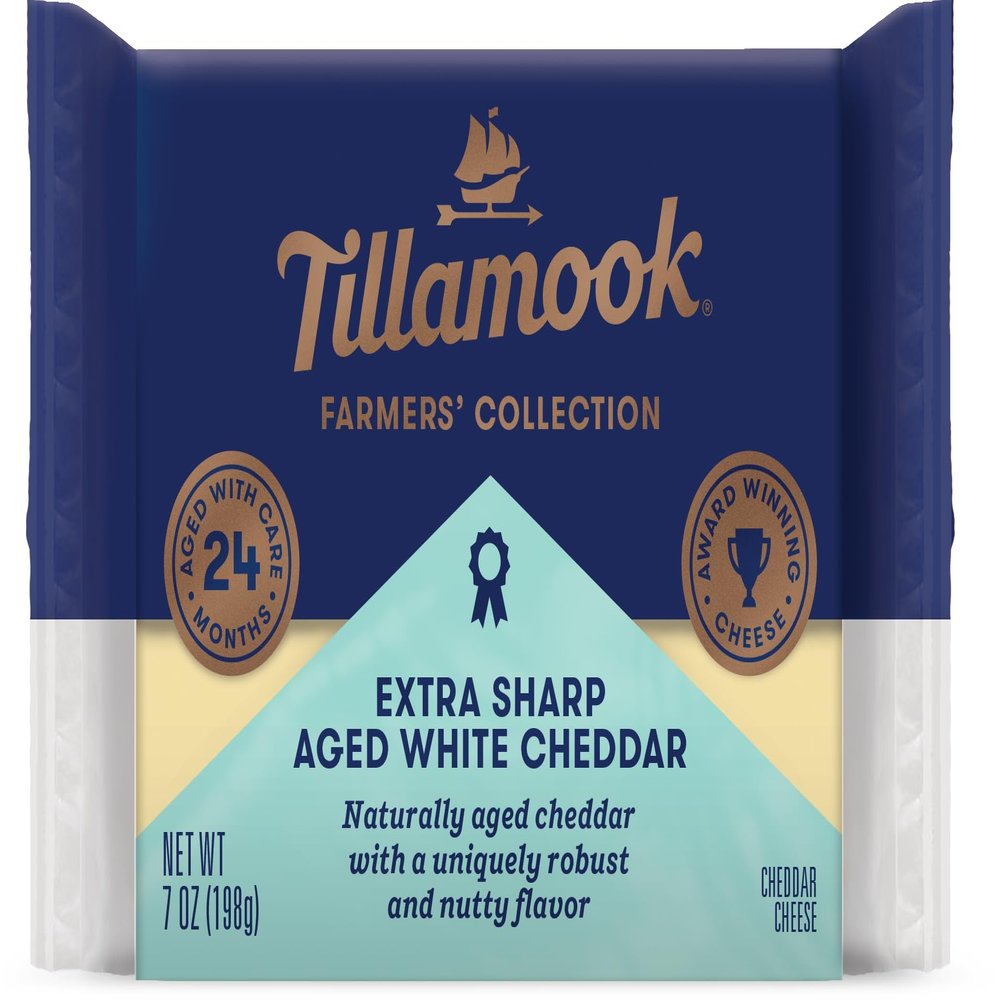 Tillamook Extra Sharp Aged White Cheddar 7 oz (Pack of 12)
