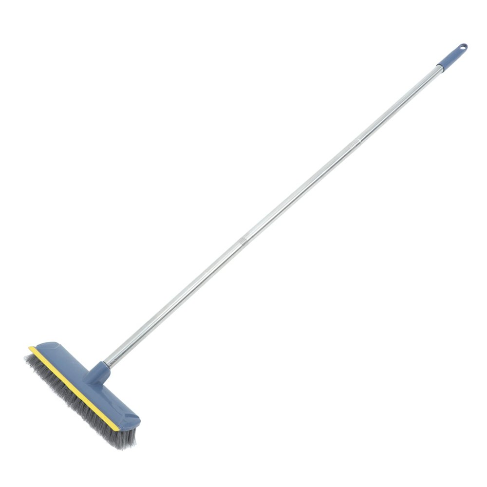 CHILDWEET Long Handle Scrubbing Floor Brush for Bathroom and Kitchen Hard Bristles for Deep Cleaning Grout and Spills Vibrant Color House Broom for Easy Indoor Use