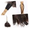 Plume Duster with Wooden Handle for Household Furniture Cleaning view 3