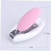 IWOWHERO Electric Nail Trimmer for Boys and Girls Adults 3-Sided Clippers Pp Material Random Color view 2