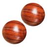 PLAFOPE 2pcs Natural Wood Massage Balls for Hand Exercise Stress Relief Hand Therapy Balls and Portable Finger Flexibility Tools for Seniors Random Grain Finish view 1