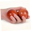 PLAFOPE 2pcs Natural Wood Massage Balls for Hand Exercise Stress Relief Hand Therapy Balls and Portable Finger Flexibility Tools for Seniors Random Grain Finish view 4