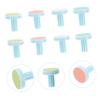 Mikinona 8pcs Nail Trimmer Replacement Grinding Heads with Blue Base Ergonomic Design Compatible with Electric Nail File Safe for Newborns Durable Material view 3