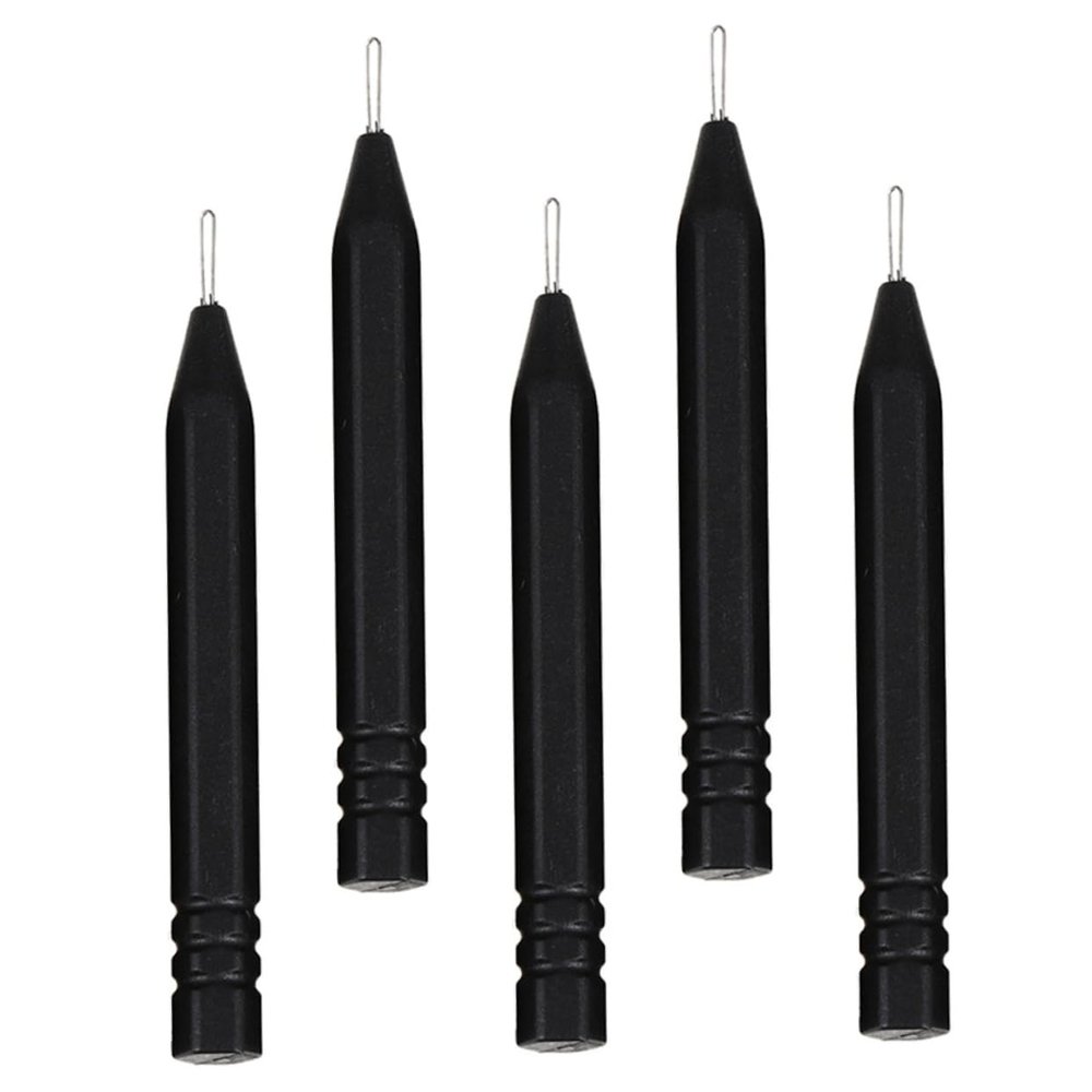 BCOATH Cleaning Kit 5pcs Earmold Cleaner Steel Needle Rod Earwax for Daily Care