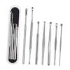 BEBEMOKO 7pcs Stainless Steel Ear Wax Remover for Home Use Ear Wax Picker Tools with Storage Box view 4