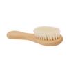 FOMIYES 2pcs Wooden Bathing Brush and Comb Set Natural Goat Hair Brush for Gentle Grooming Soft Wooden Comb for Newborns Practical Hair Care Use view 4