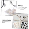 NOLITOY 80sheets Nose Bridge Pads for Glasses Sunglasses Eva Material Comfortable Fit Reduce Nose Pressure view 4