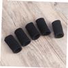 Didiseaon 10pcs Volleyball Finger Sleeves Stretchy Breathable Finger Protectors for Sports Sweat-absorbing Support for Athletes Standard Black view 2