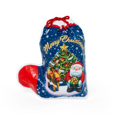 Sanrio 659622 Christmas Wrapping Bag, Santa Sock Bag, Large, Stockings, Present,