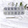 Didiseaon 240pcs Glasses Repair Screws Kit Screwdriver Essential Eyeglasses Frame Screws Set for Nose Pads Sunglasses and Watches Organized Handy Storage Case view 3