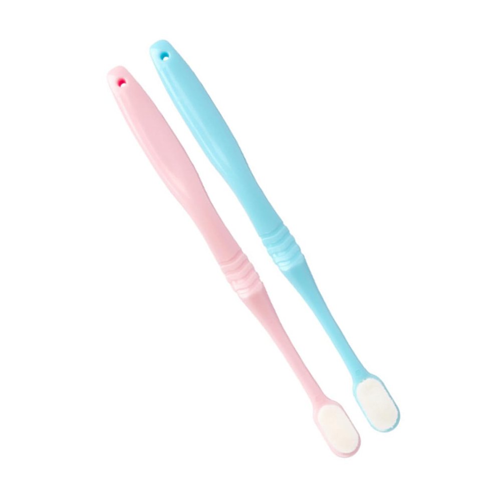 Didiseaon 2pcs Ultra Toothbrush Long Handle for Daily Use Gums Care Toothbrush Soft Bristles Pink Tooth Cleaning Tool