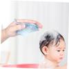 SOESFOUFU Boy Girl Shampoo Massage Brush Bath Brush Silicone Scalp Massager Hair Scalp Bath Essentials for Newborns view 3